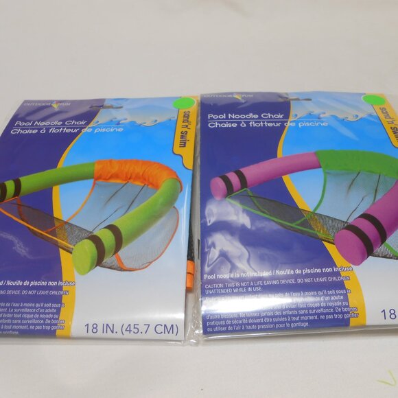 2 NEW Pool Noodle Chairs Sand N' Swim Fun 18" noodle not included 🤿 👩👨 - Picture 3 of 9